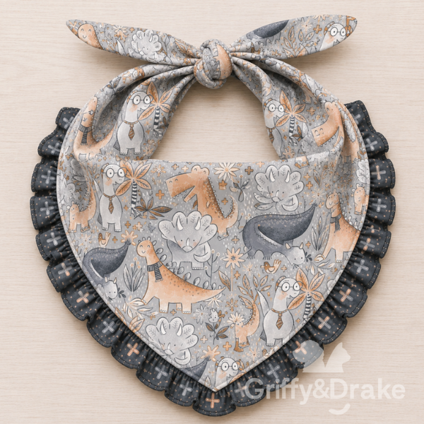 Griffy & Drake Ruffle Bandana view 3